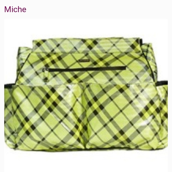 NEW Miche Green Black Delilah Go-Anywhere Shell for Prima Baby Bags - Picture 2 of 10